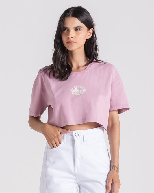 Camiseta Volcom Hang It Up Rosa