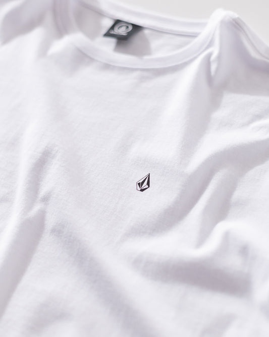 Camiseta Regular Volcom Stone Blanks Branca