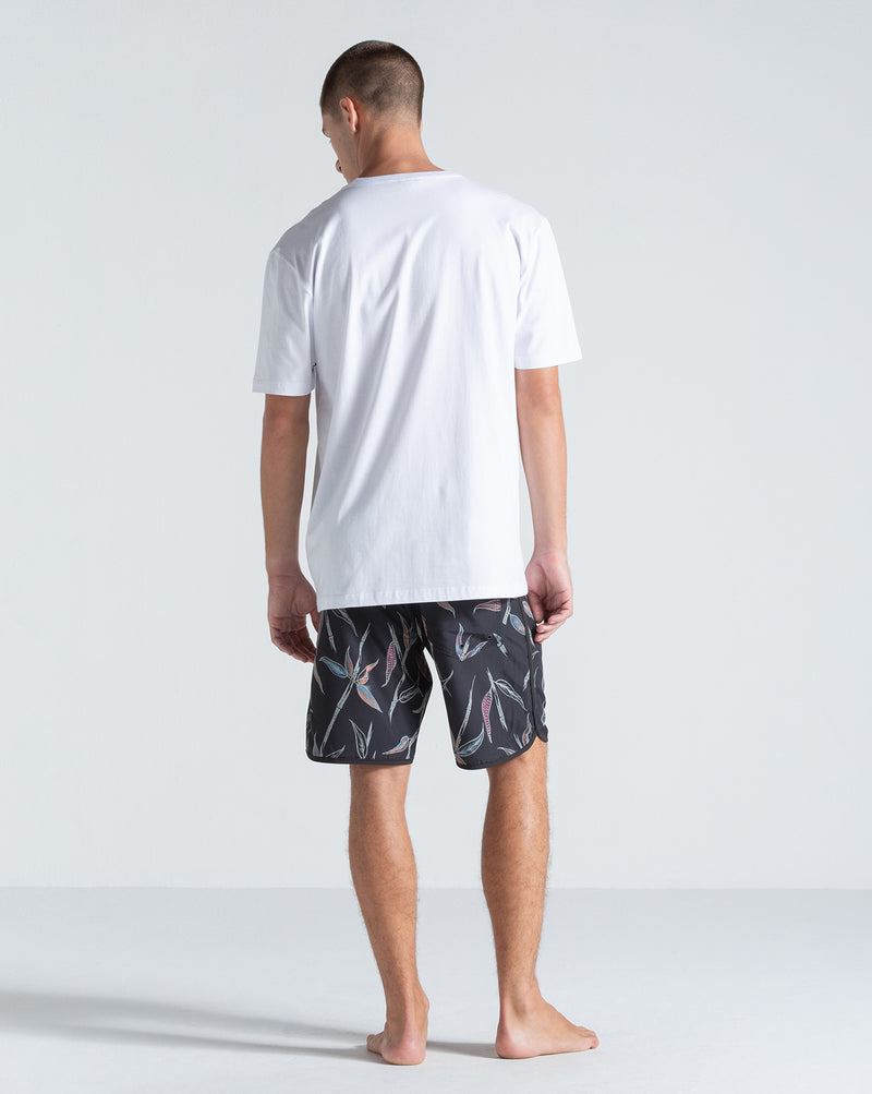 Camiseta Regular Volcom Stone Blanks Branca