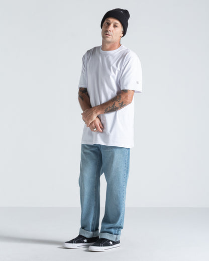 Camiseta Regular Volcom Solid Stone Branca