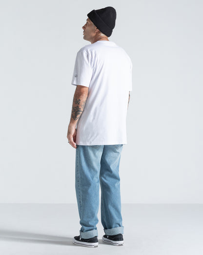 Camiseta Regular Volcom Solid Stone Branca