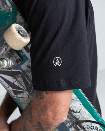 Camiseta Regular Volcom Solid Stone Preta