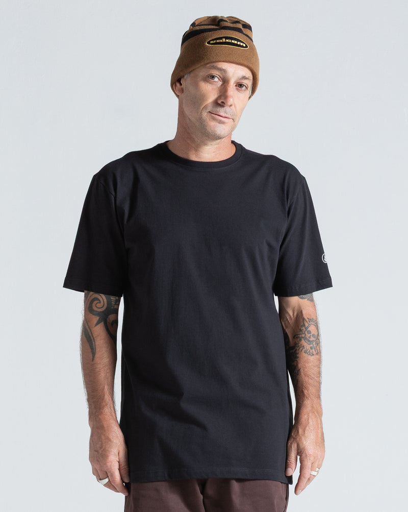 Camiseta Regular Volcom Solid Stone Preta