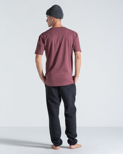 Camiseta Regular Volcom Solid Stone Bordô