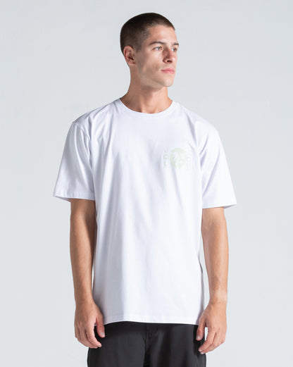 Camiseta Regular Volcom Handeling Branca