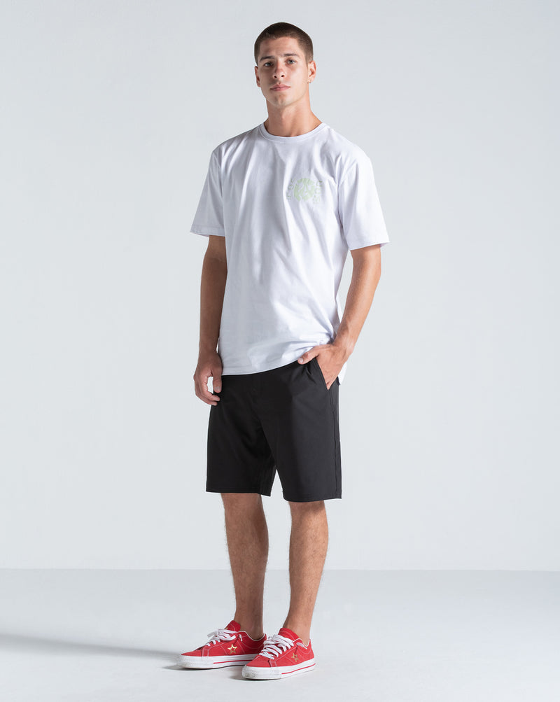 Camiseta Regular Volcom Handeling Branca
