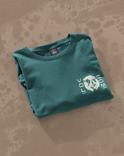 Camiseta Regular Volcom Handeling Verde