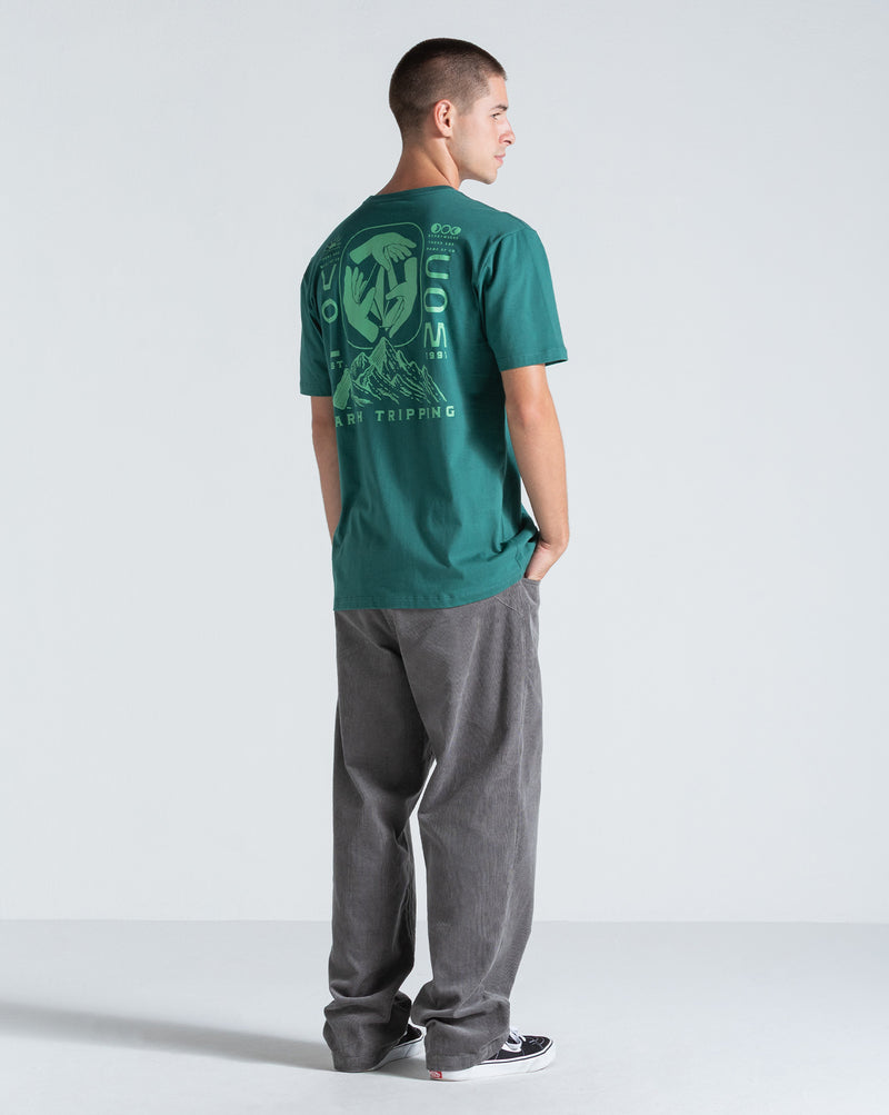 Camiseta Regular Volcom Handeling Verde