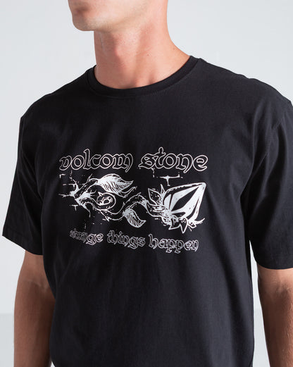 Camiseta Regular Volcom Ingrow Preta