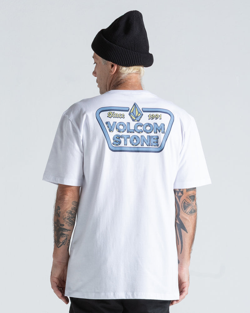 Camiseta Regular Volcom Countertop Branca