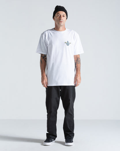 Camiseta Regular Volcom Countertop Branca