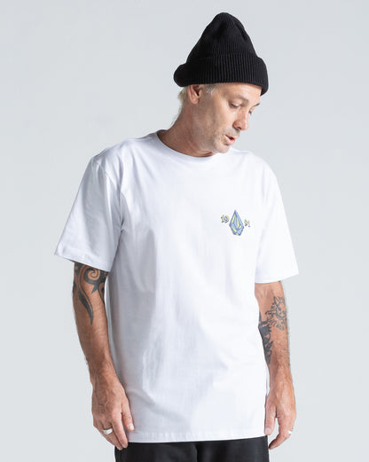 Camiseta Regular Volcom Countertop Branca