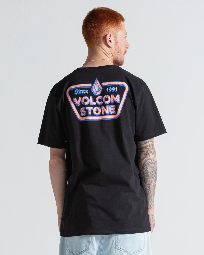 Camiseta Regular Volcom Countertop Preta