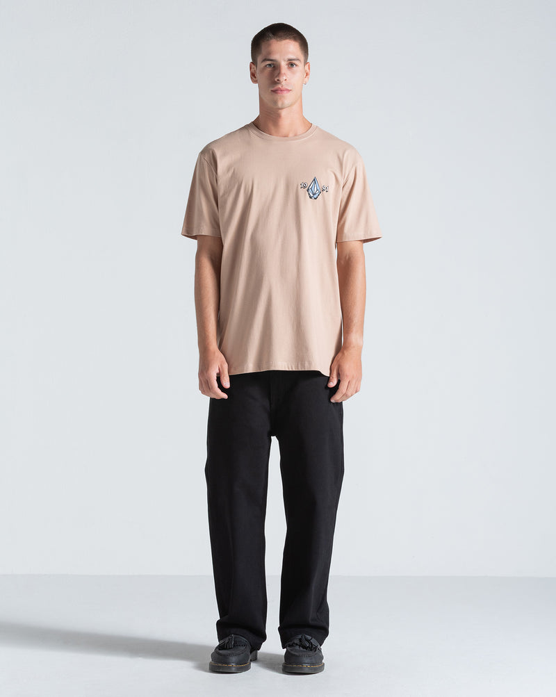 Camiseta Regular Volcom Countertop Bege