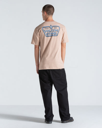 Camiseta Regular Volcom Countertop Bege