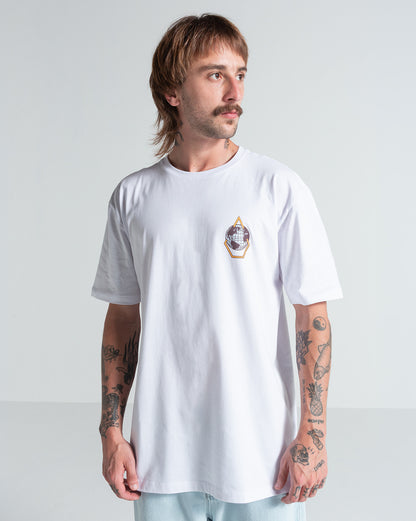 Camiseta Regular Volcom Earth Tripper Branca