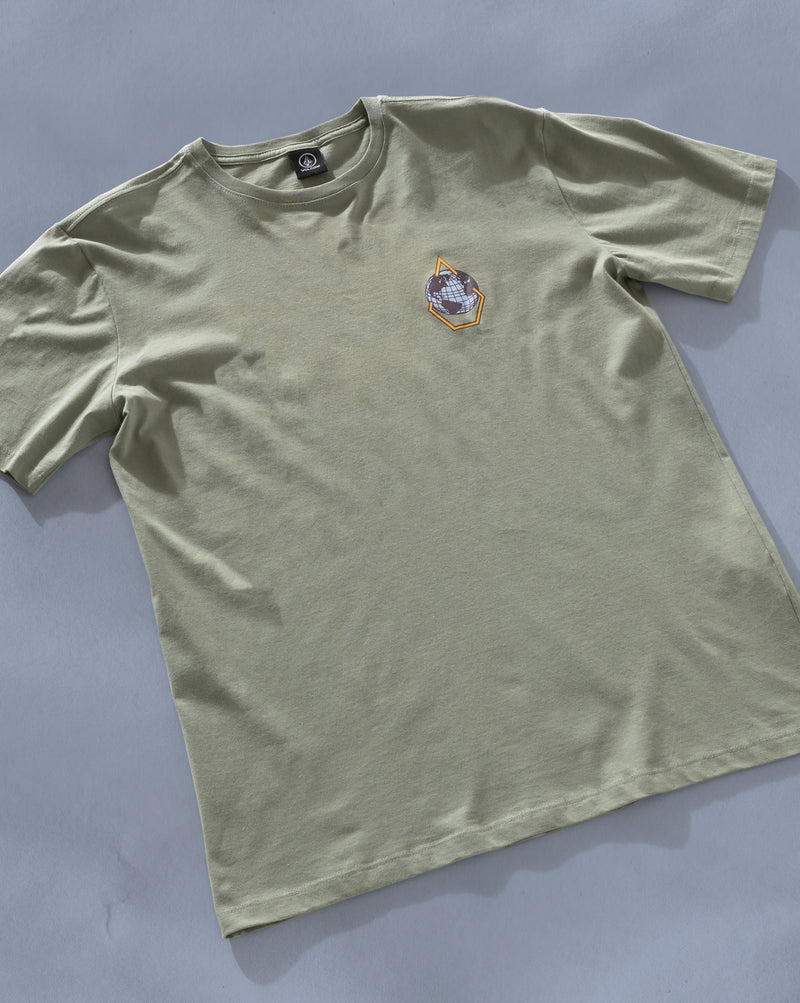 Camiseta Regular Volcom Earth tripper Verde Claro