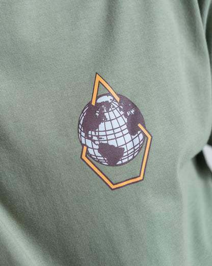 Camiseta Regular Volcom Earth tripper Verde Claro