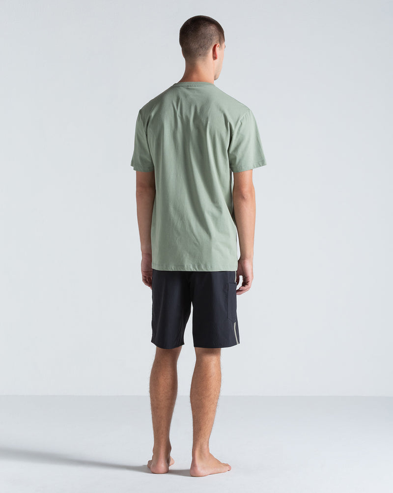 Camiseta Regular Volcom Exacto Verde Claro