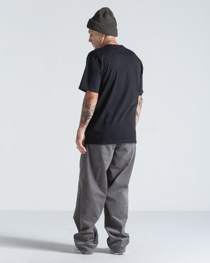 Camiseta Regular Volcom Iconic Preta