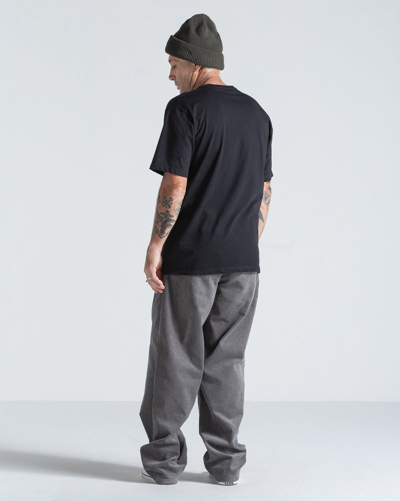 Camiseta Regular Volcom Iconic Preta