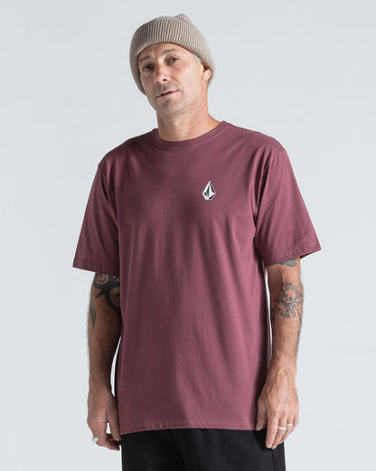 Camiseta Regular Volcom Iconic Bordô