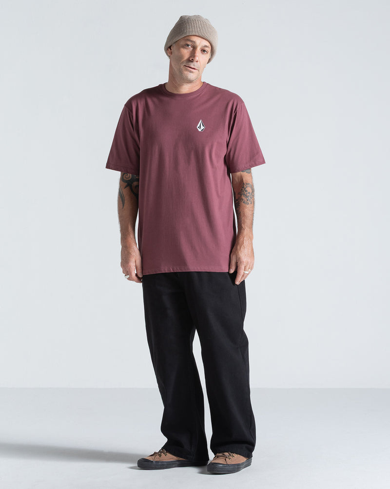 Camiseta Regular Volcom Iconic Bordô