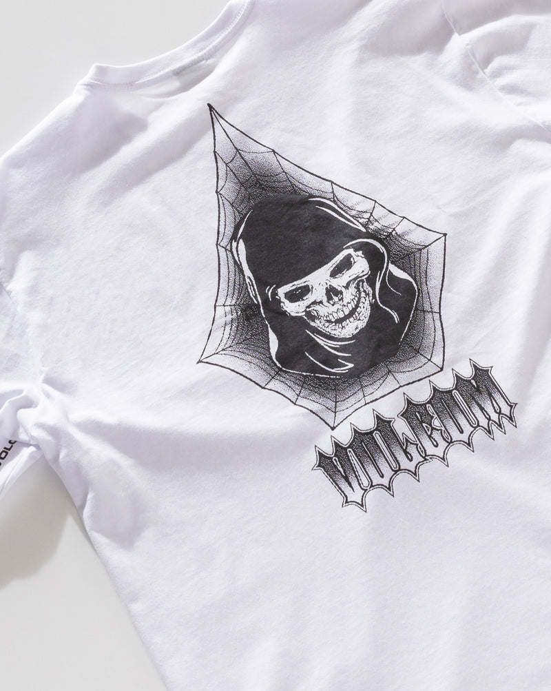 Camiseta Regular Volcom Gamma Doom Branca