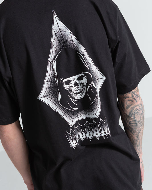Camiseta Regular Volcom Gamma Doom Preta