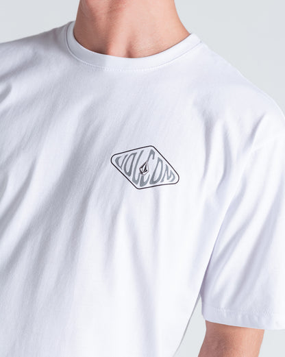 Camiseta Regular Volcom Graphic Branca