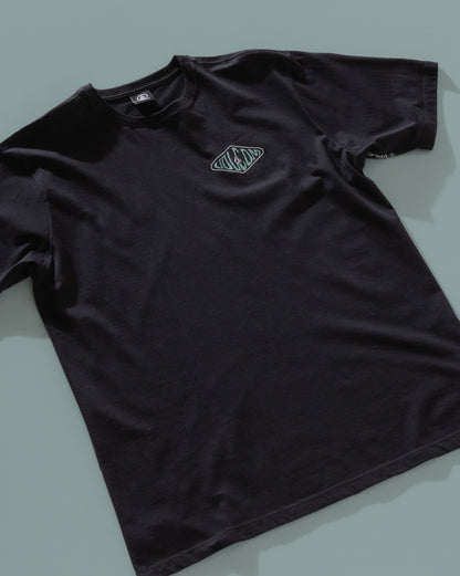 Camiseta Regular Volcom Graphic Preta