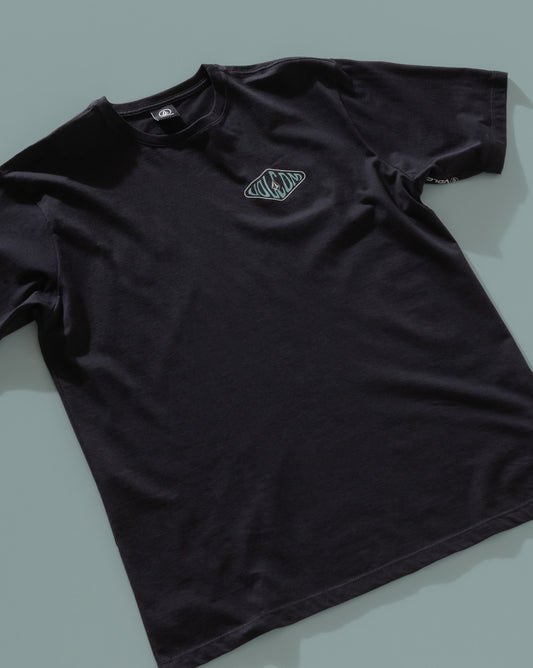 Camiseta Regular Volcom Graphic Preta