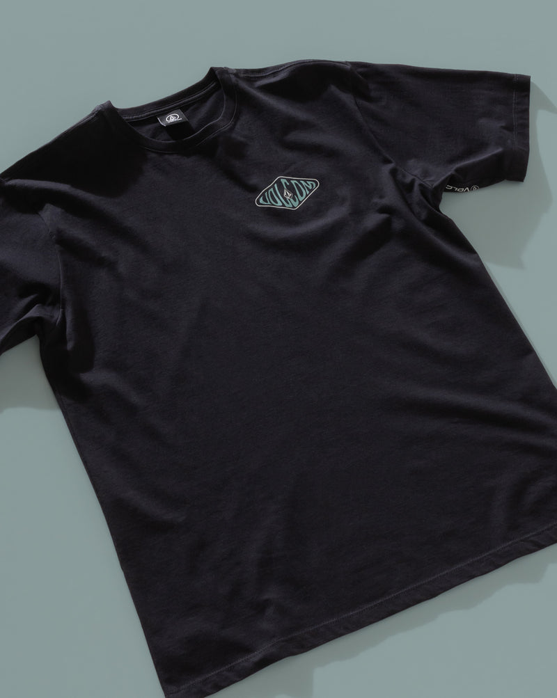 Camiseta Regular Volcom Graphic Preta