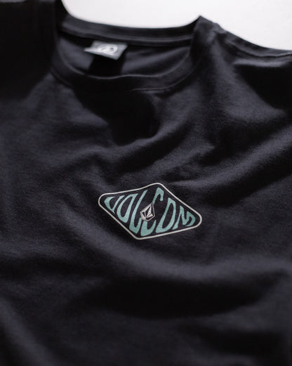 Camiseta Regular Volcom Graphic Preta