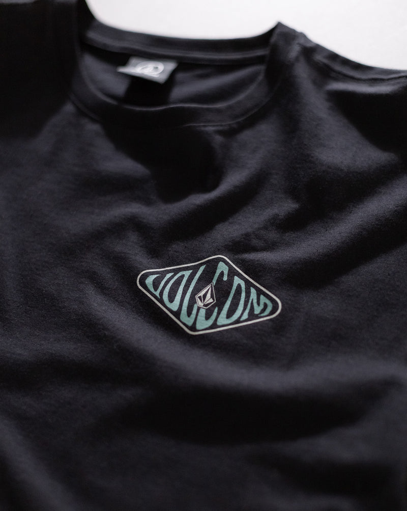 Camiseta Regular Volcom Graphic Preta