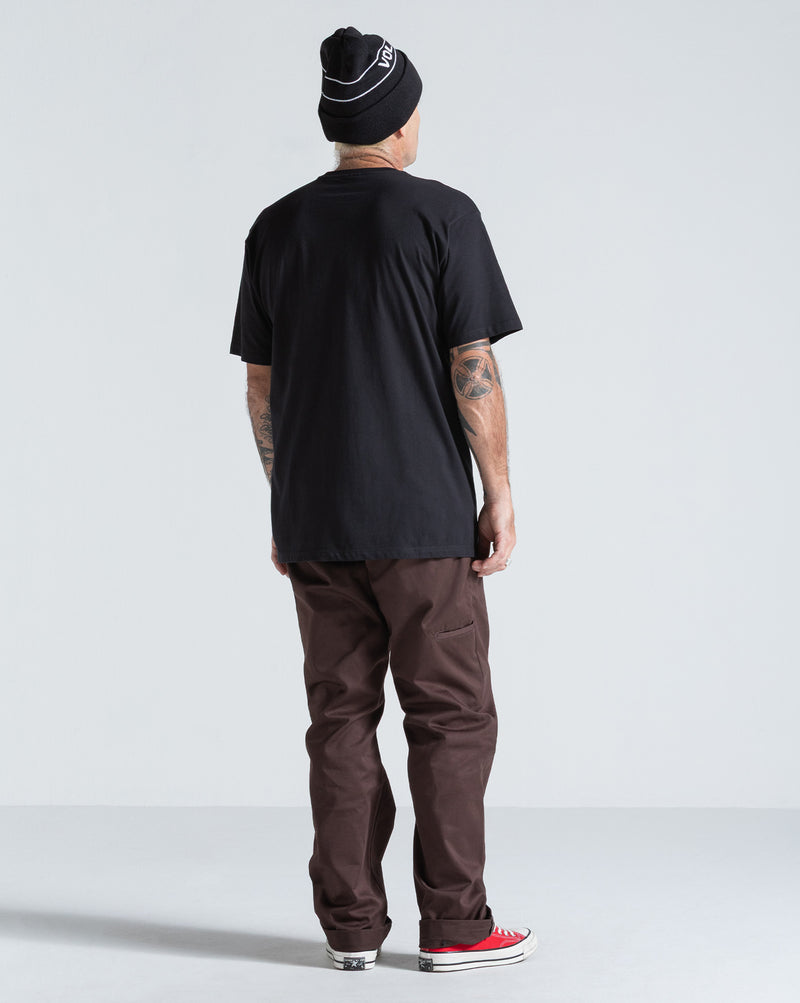 Camiseta Regular Volcom Graphic Preta