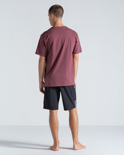 Camiseta Regular Volcom Graphic Bordô