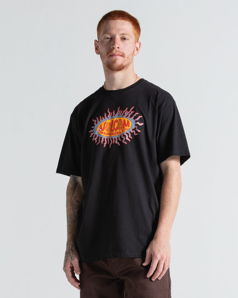 Camiseta Regular Volcom Live Wire Preta