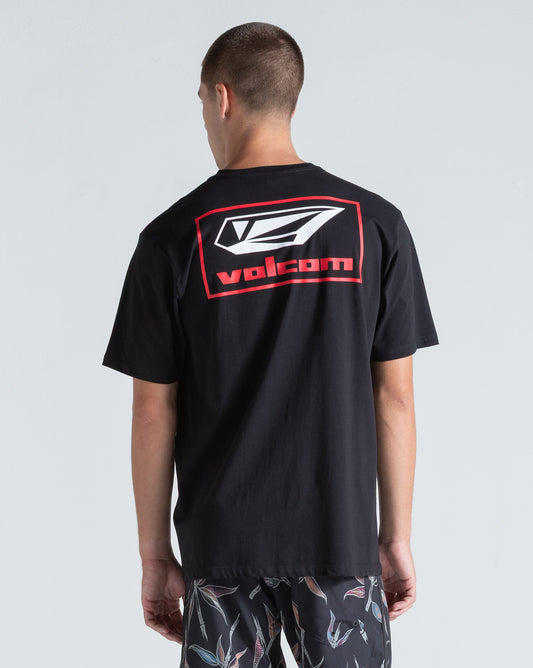Camiseta Regular Volcom Mod Stone Preta