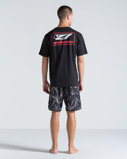 Camiseta Regular Volcom Mod Stone Preta