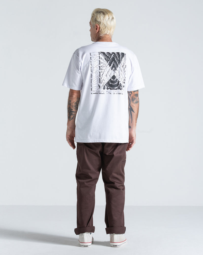 Camiseta Regular Volcom Radiation Branca