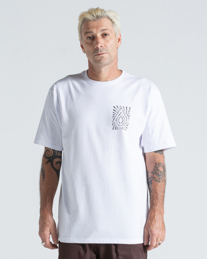 Camiseta Regular Volcom Radiation Branca