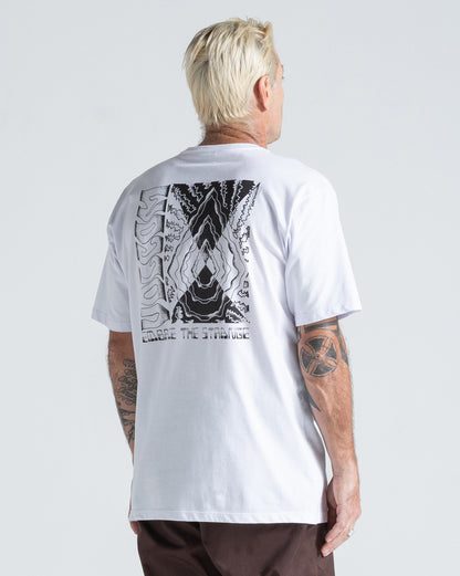 Camiseta Regular Volcom Radiation Branca