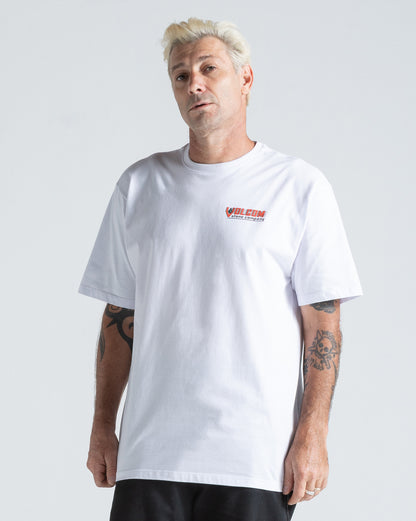 Camiseta Regular Volcom Tune Up Branca