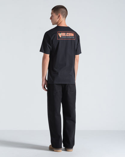 Camiseta Regular Volcom Tune Up Preta