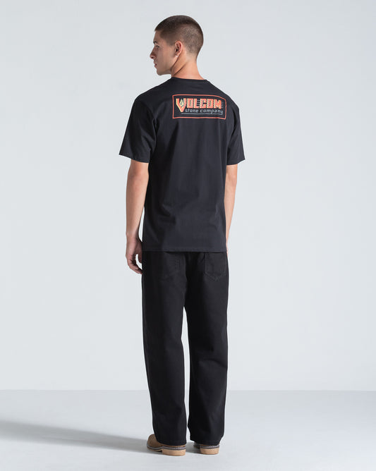 Camiseta Regular Volcom Tune Up Preta