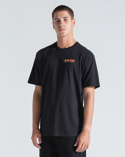 Camiseta Regular Volcom Tune Up Preta