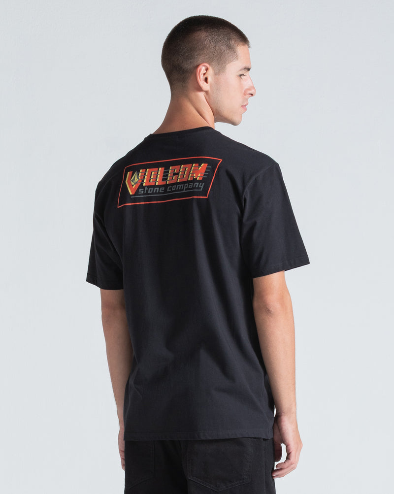Camiseta Regular Volcom Tune Up Preta