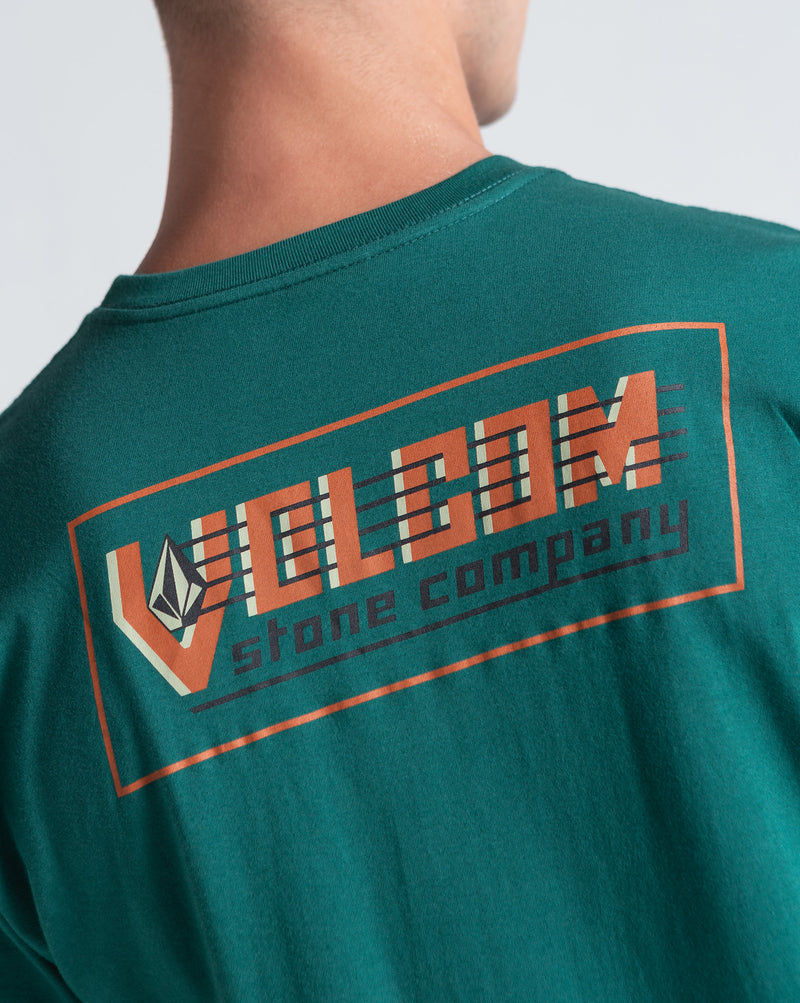 Camiseta Regular Volcom Tune Up Verde