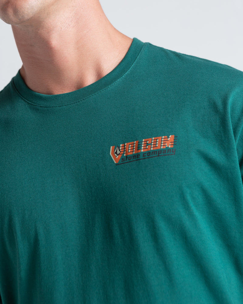Camiseta Regular Volcom Tune Up Verde